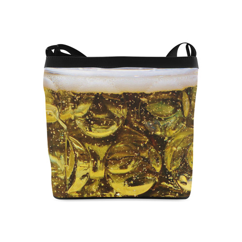 Photography - real GLASS OF BEER Crossbody Bags (Model 1613)