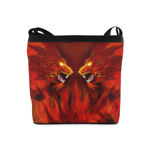 Fire Head Lions in Love ;-) Crossbody Bags (Model 1613)