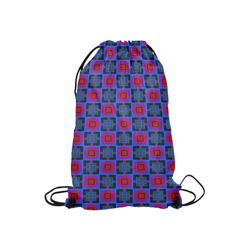 sweet little pattern E by FeelGood Small Drawstring Bag Model 1604 (Twin Sides) 11"(W) * 17.7"(H)