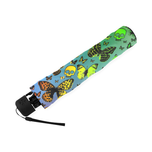 Skulls & Butterflies Foldable Umbrella (Model U01)