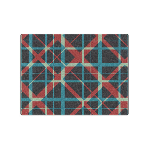 Plaid I modern plaid pattern Hipster style Blanket 50"x60"