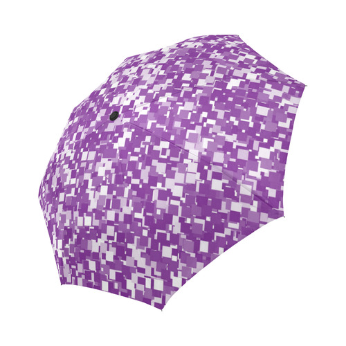 Winterberry Pixels Auto-Foldable Umbrella (Model U04)