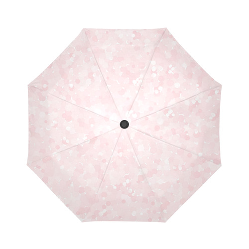 Blushing Bride Polka Dot Bubbles Auto-Foldable Umbrella (Model U04)