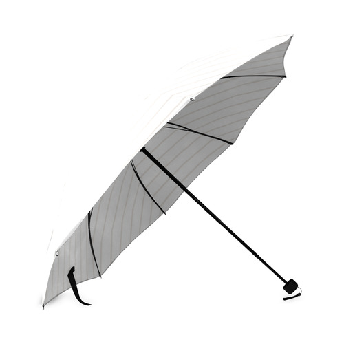 Bridal Blush Diagonal Stripe Foldable Umbrella (Model U01)