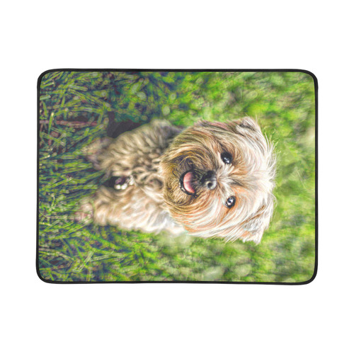 Photography - PRETTY LITTLE DOG Beach Mat 78"x 60"