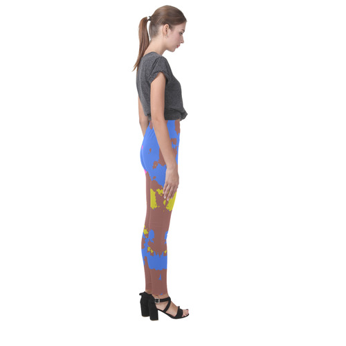Retro texture Cassandra Women's Leggings (Model L01)
