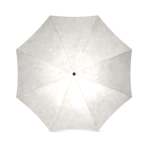 Bridal Blush Polka Dot Bubbles Foldable Umbrella (Model U01)