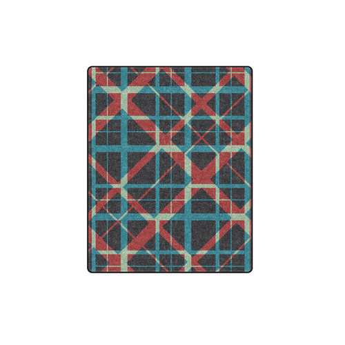 Plaid I modern plaid pattern Hipster style Blanket 40"x50"