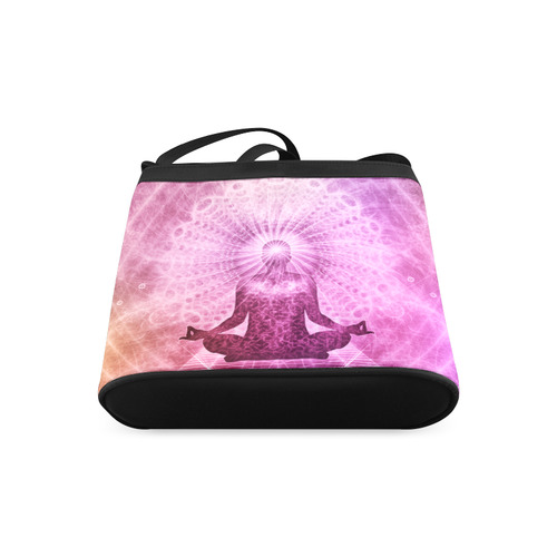 Holy Yoga Lotus Meditation Crossbody Bags (Model 1613)