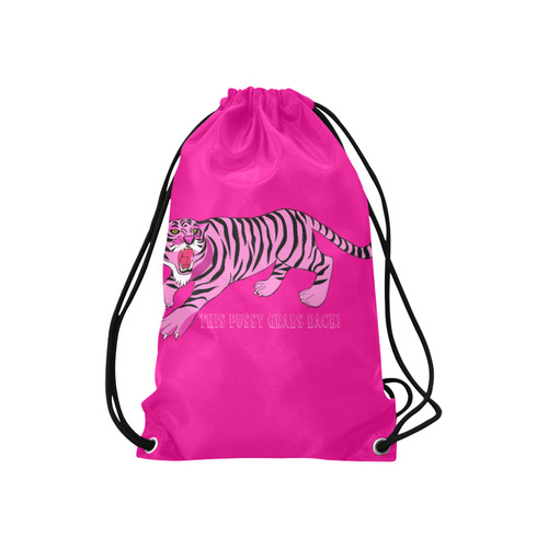 This Pussy Grabs Back! Small Drawstring Bag Model 1604 (Twin Sides) 11"(W) * 17.7"(H)