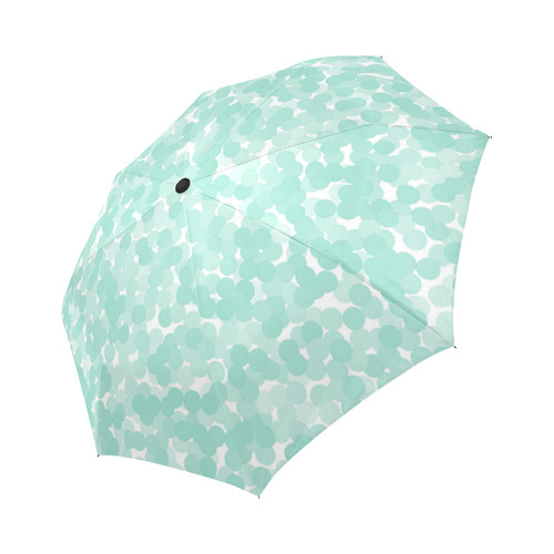 Beach Glass Polka Dot Bubbles Auto-Foldable Umbrella (Model U04)