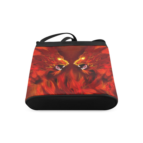 Fire Head Lions in Love ;-) Crossbody Bags (Model 1613)