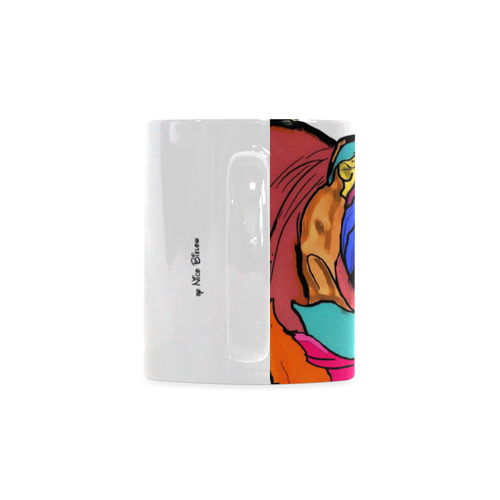 Immer mit ... Bulldog Popart by Nico Bielow White Mug(11OZ)