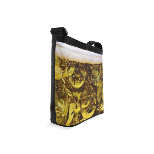 Photography - real GLASS OF BEER Crossbody Bags (Model 1613)