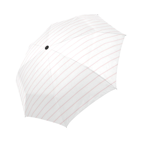 Blushing Bride Diagonal Stripe Auto-Foldable Umbrella (Model U04)