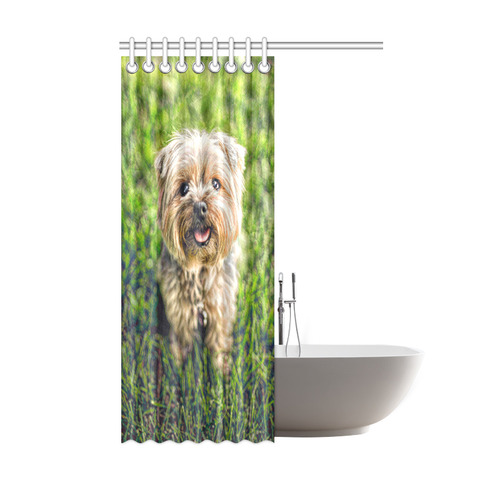 Photography - PRETTY LITTLE DOG Shower Curtain 48"x72"