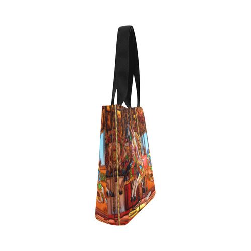Take A Ride On The Merry-go-round Canvas Tote Bag (Model 1657)
