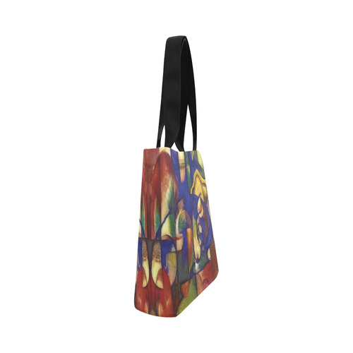 The resting bull by Franz Marc Canvas Tote Bag (Model 1657)