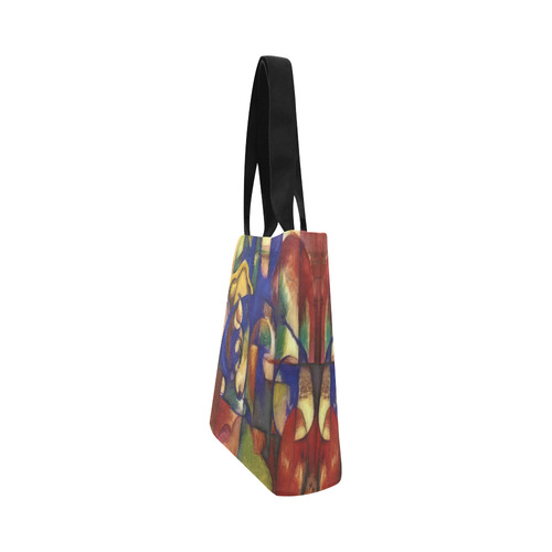 The resting bull by Franz Marc Canvas Tote Bag (Model 1657)