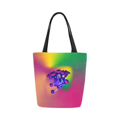 Magic Mushrooms Canvas Tote Bag (Model 1657)