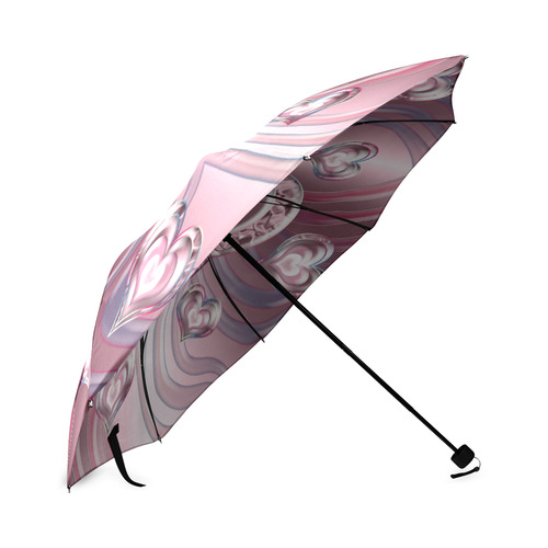 River Flowing Hearts Foldable Umbrella (Model U01)