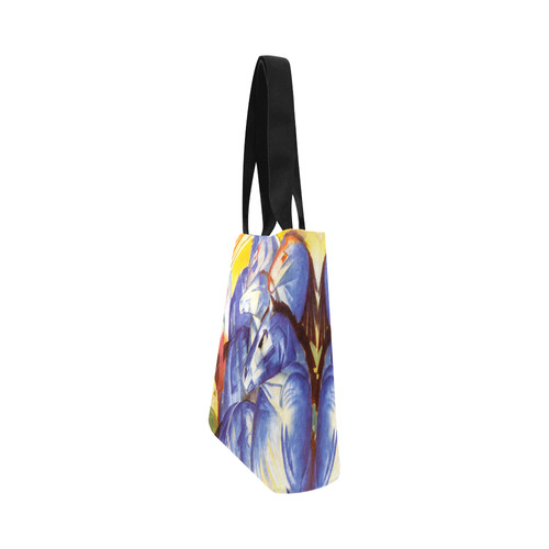 The Tower Of The Blue Horses by Franz Marc Canvas Tote Bag (Model 1657)