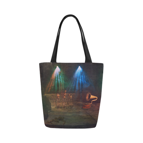 Zombie Disco Dance Canvas Tote Bag (Model 1657)