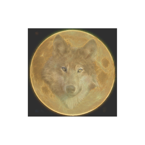 The Wolf in the Moon Canvas Tote Bag (Model 1657)