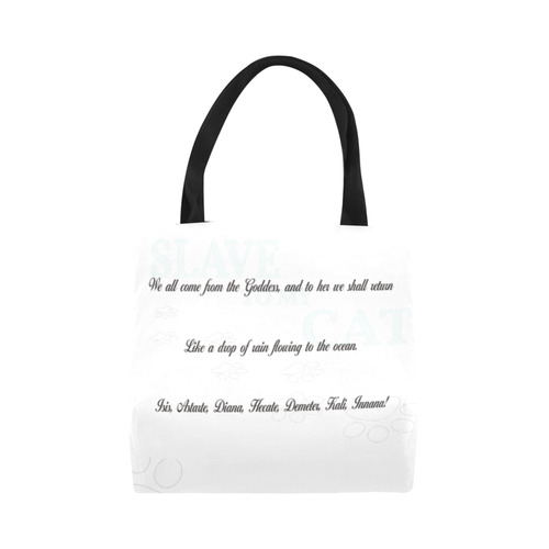 Pagan Goddess Canvas Tote Bag (Model 1657)