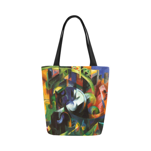 Picture With Cows by Franz Marc Canvas Tote Bag (Model 1657)