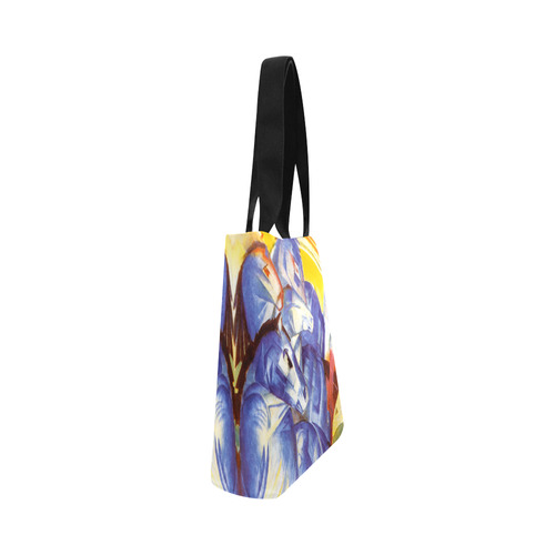 The Tower Of The Blue Horses by Franz Marc Canvas Tote Bag (Model 1657)