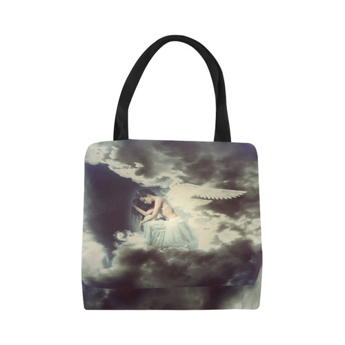 Sad Angel In Heaven Canvas Tote Bag (Model 1657)