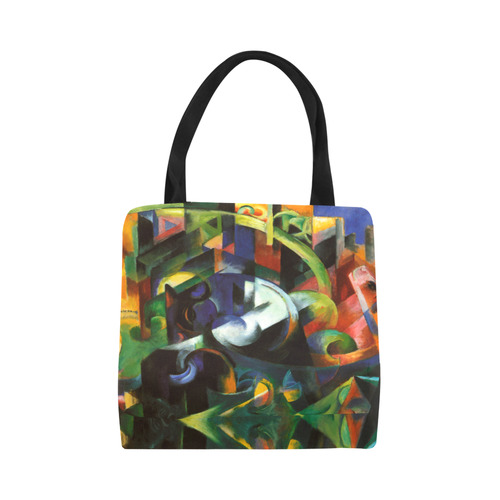 Picture With Cows by Franz Marc Canvas Tote Bag (Model 1657)