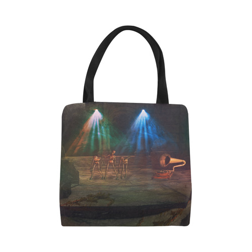 Zombie Disco Dance Canvas Tote Bag (Model 1657)