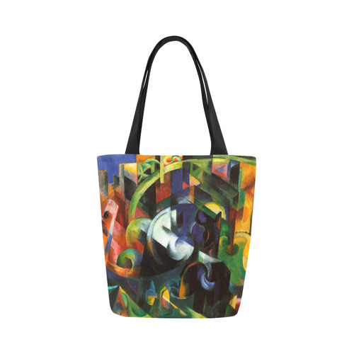 Picture With Cows by Franz Marc Canvas Tote Bag (Model 1657)