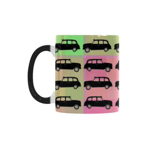London Taxi Cab Pattern Custom Morphing Mug