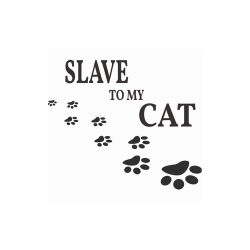 Slave To My Cat Canvas Tote Bag (Model 1657)