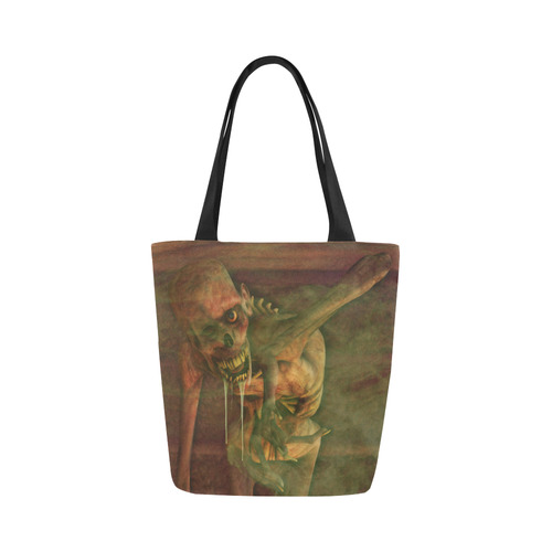 The Life of a Zombie Canvas Tote Bag (Model 1657)