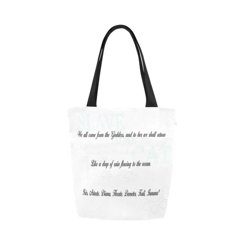 Pagan Goddess Canvas Tote Bag (Model 1657)