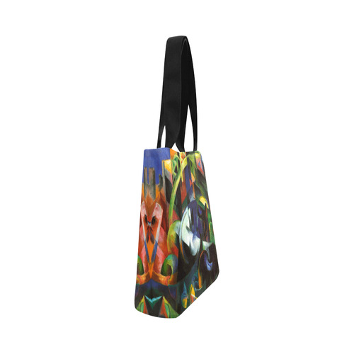 Picture With Cows by Franz Marc Canvas Tote Bag (Model 1657)