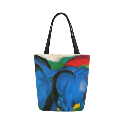 The Little Blue Horses by Franz Marc Canvas Tote Bag (Model 1657)