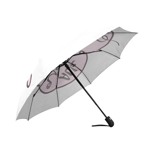 All you need is love in White Auto-Foldable Umbrella (Model U04)