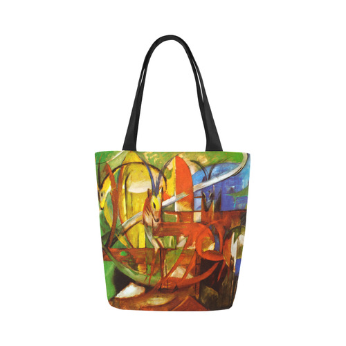 Gazelles by Franz Marc Canvas Tote Bag (Model 1657)