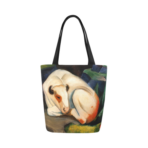 The Bull by Franz Marc Canvas Tote Bag (Model 1657)