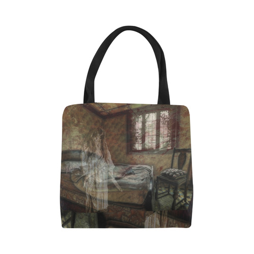 The Ghost in my House Canvas Tote Bag (Model 1657)