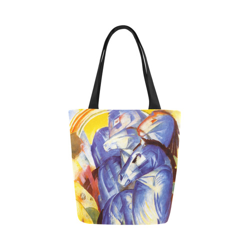The Tower Of The Blue Horses by Franz Marc Canvas Tote Bag (Model 1657)