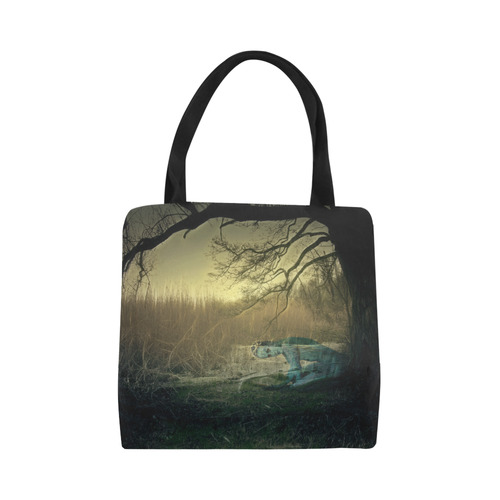 An Elve near the Pond Canvas Tote Bag (Model 1657)