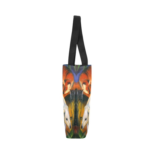 Three Animals (Dog, Fox, Cat) by Franz Marc Canvas Tote Bag (Model 1657)