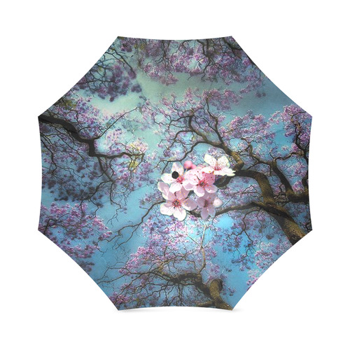 Cherry blossomL Foldable Umbrella (Model U01)