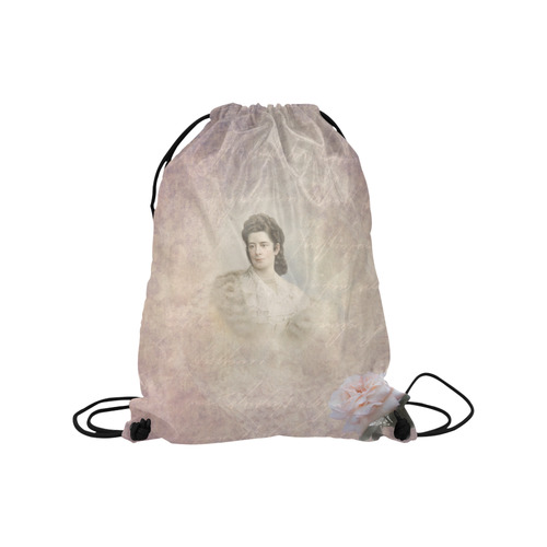 Sissi, Empress of Austria and Queen from Hungary Medium Drawstring Bag Model 1604 (Twin Sides) 13.8"(W) * 18.1"(H)